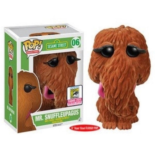 Funko Pop! Sesame Street: Snuffleupagus, Flocked, Summer Convention Exclusive 2015