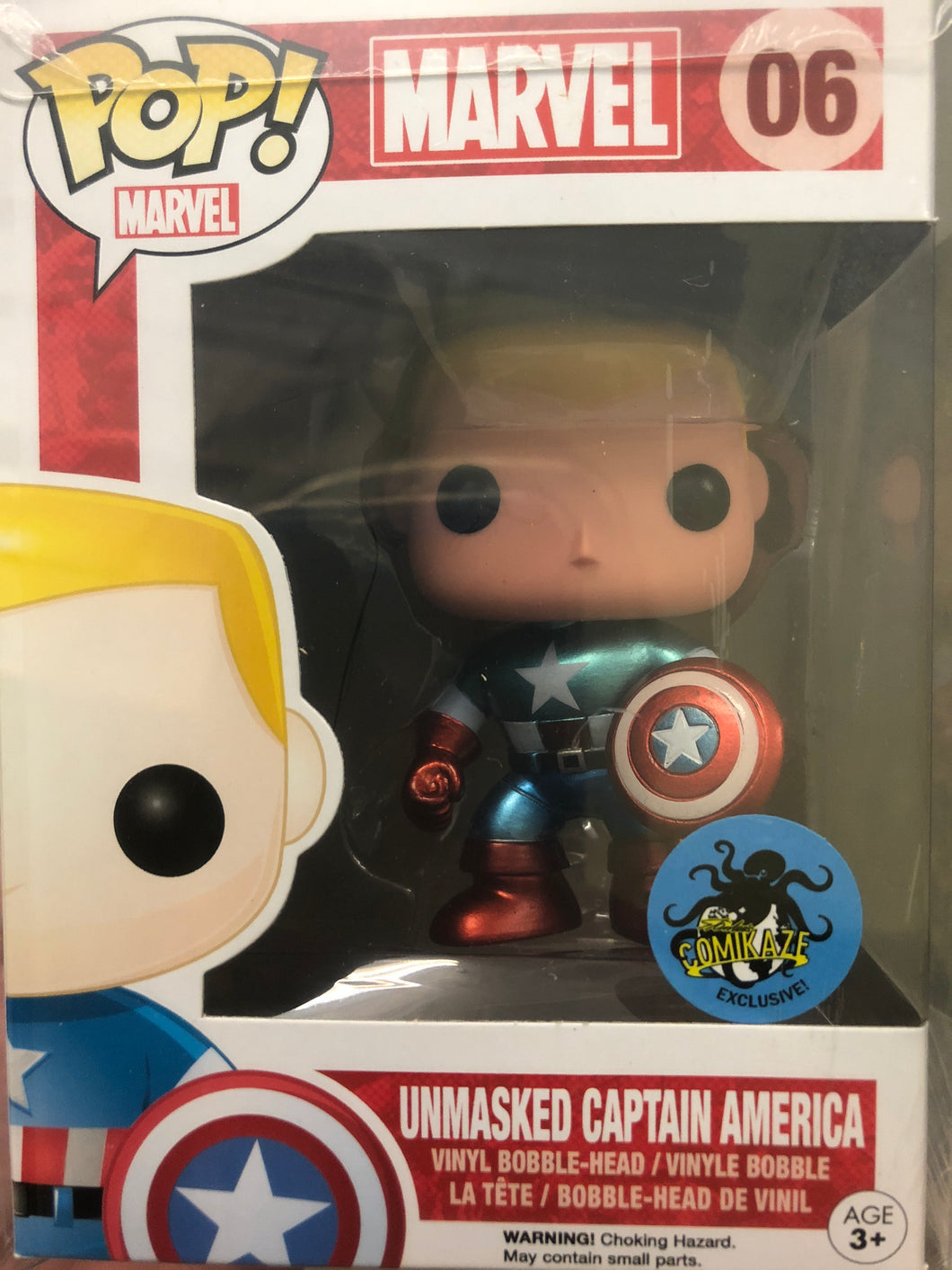Funko Pop!: Marvel: Unmasked Captain America