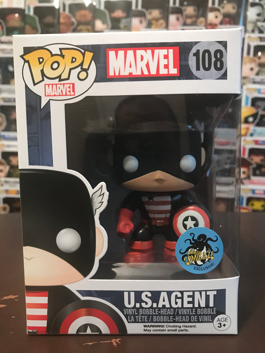 Funko Pop! Marvel: U.S. Agent, Comikaze Con Exclusive