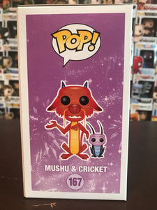 Funko Pop! Disney: Mushu & Cricket, Toms Model Exclusive, Gold