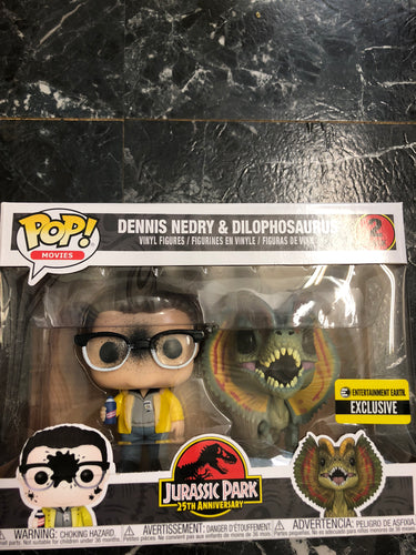 Funko Pop!: Jurassic Park: Dennis Nedry & Dilophosaurus